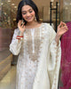 Women Embroidered PURE Viscose Jacquard  kurta set