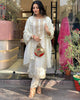 Women Embroidered PURE Viscose Jacquard  kurta set